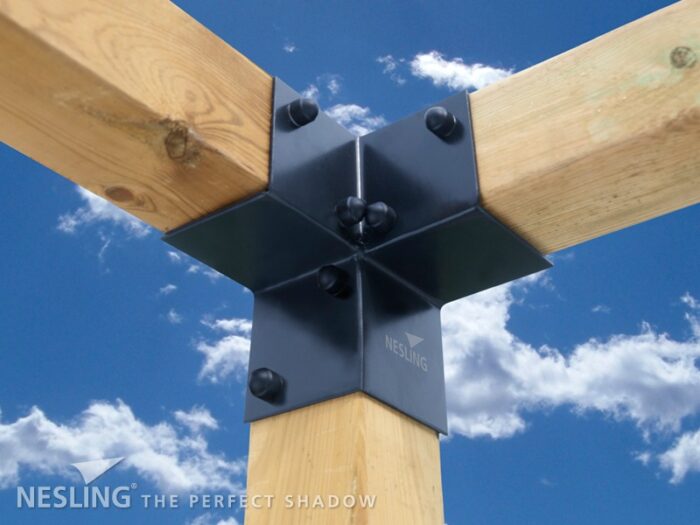 Pergola  PS2 drewno lakierowane 219 x 418 cm  biale