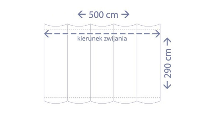 Roleta rzymska 29 m x 5 m kolor Piaskowy