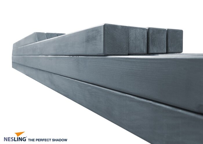 Pergola  PS1 drewno lakierowane 398 x 509 cm  biale