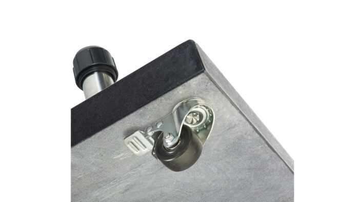 Podstawa granitowa ROME II  czarny polerowany granit 40 kg