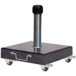 Podstawa granitowa ROME II  czarny polerowany granit 60 kg