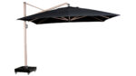 Parasol ogrodowy ICON T  kolor stelazu Oak  kolor Feded black  35 x 35 m