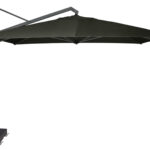 Parasol ogrodowy ICON T  kolor stelazu Anthracite  kolor Feded black  35 x 35 m