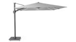 Parasol ogrodowy CHALLENGER T GLOW  kolor stelazu Anthracite  rozmiar 3 x 3 m  Light Grey