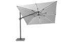 Parasol ogrodowy CHALLENGER T GLOW  kolor stelazu Anthracite  rozmiar 3 x 3 m  Light Grey