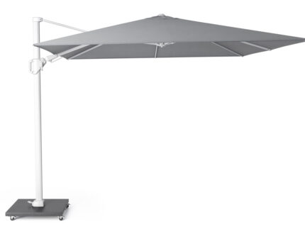Parasol ogrodowy CHALLENGER T PREMIUM  kolor stelazu White  kolor Manhattan  3 x 3 m