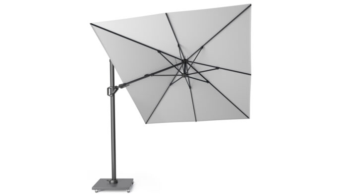 Parasol ogrodowy CHALLENGER T  kolor stelazu Anthracite  rozmiar 35 x 26 m  White