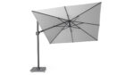 Parasol ogrodowy CHALLENGER T  kolor stelazu Anthracite  rozmiar 3 x 3 m  Light Grey