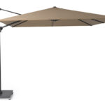 Parasol ogrodowy CHALLENGER T  kolor stelazu Anthracite  rozmiar 3 x 3 m  Taupe
