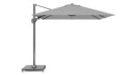 Parasol ogrodowy VOYAGER T  kolor stelazu Anthracite  kolor Light Grey  27 x 27 m