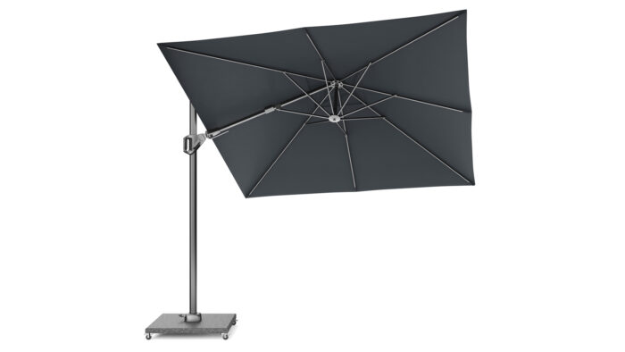 Parasol ogrodowy VOYAGER T PREMIUM  kolor stelazu Anthracite  kolor Feded black  27 x 27 m