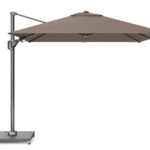 Parasol ogrodowy VOYAGER T PREMIUM  kolor stelazu Anthracite  kolor Havana  27 x 27 m