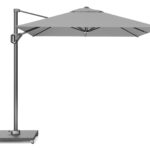 Parasol ogrodowy VOYAGER T  kolor stelazu Anthracite  kolor Light Grey  25 x 25 m