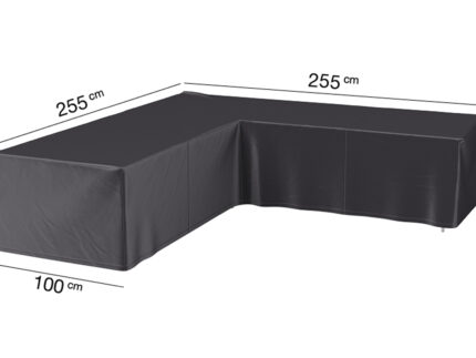 Pokrowiec na meble ogrodowe w ksztalcie L 255x255x100xH70 cm