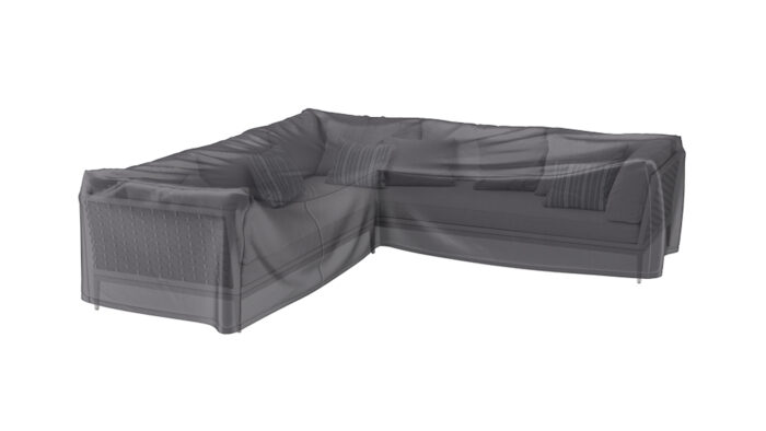 Pokrowiec na meble ogrodowe w ksztalcie L 255x255x100xH70 cm