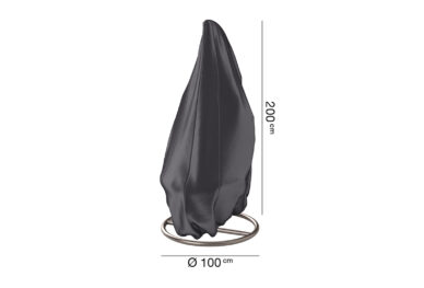 Pokrowiec na hustawke ogrodowa typu kokon 100xH200 cm