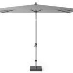Parasol ogrodowy RIVA  kolor stelazu Anthracite  kolor Light grey  3 x 2 m