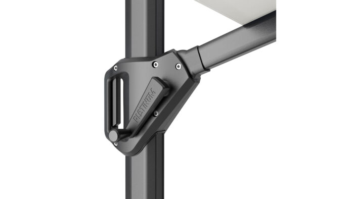 Parasol ogrodowy VOYAGER T  kolor stelazu Anthracite  kolor Anthracite  25 x 25 m