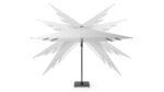 Parasol ogrodowy VOYAGER T PREMIUM  kolor stelazu Anthracite  kolor Manhattan  27 x 27 m