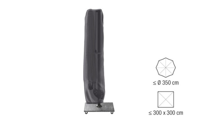 Pokrowiec na parasol ogrodowy z noga boczna H250x60 cm