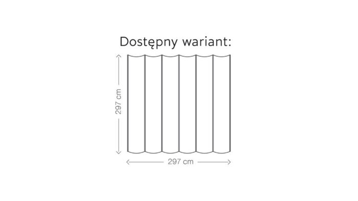 Roleta przeciwdeszczowa Prosail 297 x 297 cm