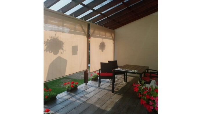 Roleta pionowa 296 x 24 m kolor Piaskowy