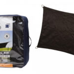 Zagiel  kwadrat 5 x 5 m kolor Czarny