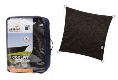 Zagiel  kwadrat 5 x 5 m kolor Czarny