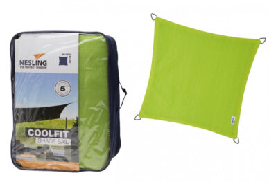 Zagiel  kwadrat 5 x 5 m kolor Limonka