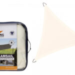 Zagiel wodoodporny  trojkat 4 x 4 x 4 m kolor Kremowy