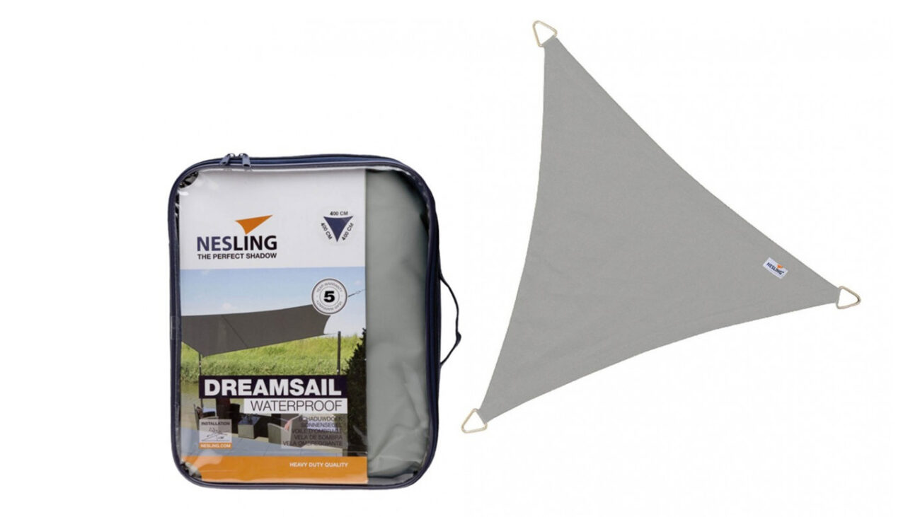 Zagiel wodoodporny  trojkat 4 x 4 x 4 m kolor Szary