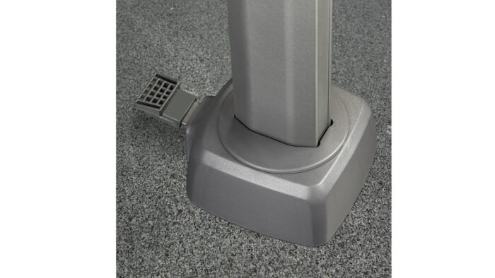 Parasol ogrodowy CHALLENGER T PREMIUM  kolor stelazu Anthracite  kolor Champagne  3 x 3 m