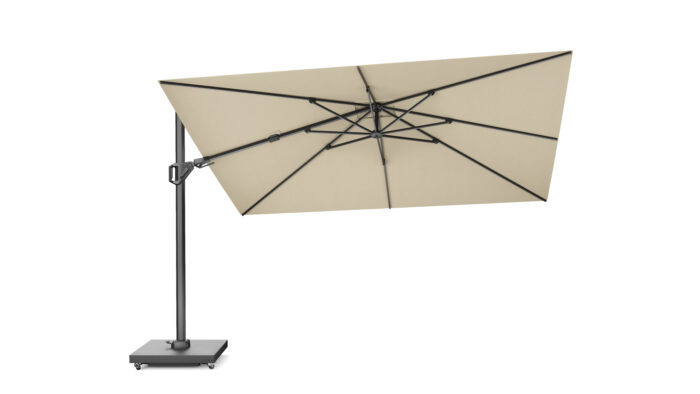 Parasol ogrodowy CHALLENGER T PREMIUM  kolor stelazu Anthracite  kolor Champagne  35 x 26 m