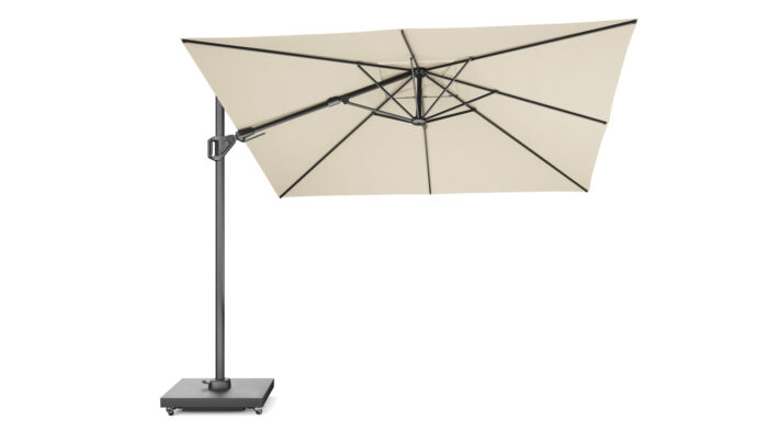 Parasol ogrodowy CHALLENGER T PREMIUM  kolor stelazu Anthracite  kolor Champagne  3 x 3 m
