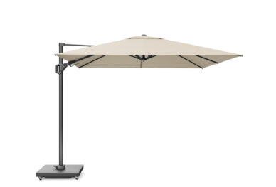 Parasol ogrodowy CHALLENGER T PREMIUM  kolor stelazu Anthracite  kolor Champagne  3 x 3 m