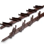 Uchwyty do lameli - brązowe