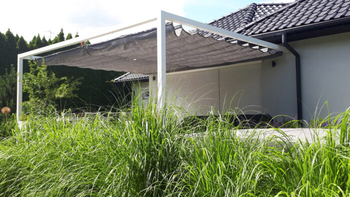 Pergola aluminiowa PS1 230 x 320 cm - Biały - obrazek 3
