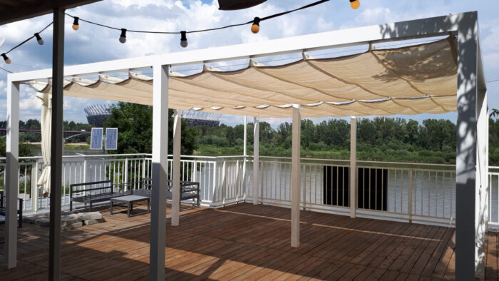 Pergola aluminiowa PW 320 x 520 cm - Biały - obrazek 2