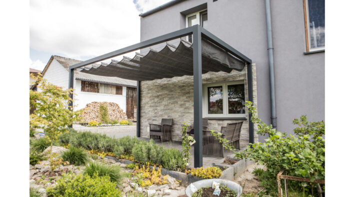Pergola aluminiowa PW 320 x 320 cm - Zamówienie indywidualne - obrazek 4